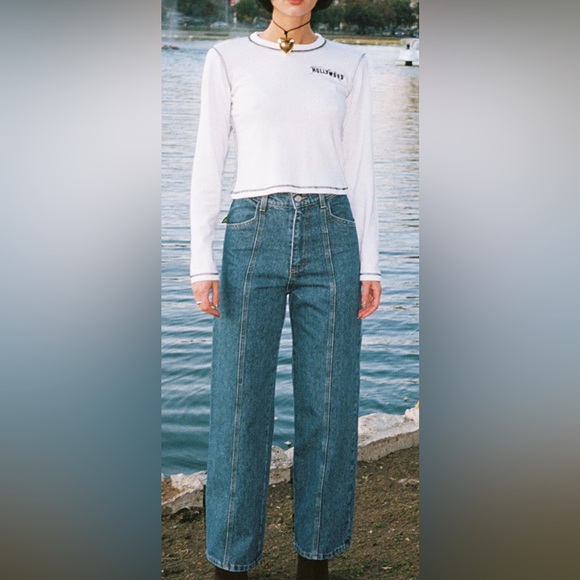 Lisa Says Gah Denim - Lisa Says Gah REESE JEAN - INDIGO, pre-owned, size 12